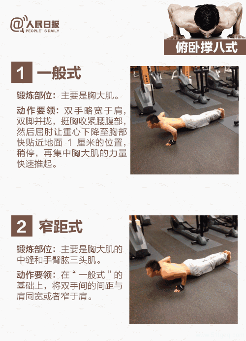 人民日报发布了8式俯卧撑，快来Get起来！-51虹马