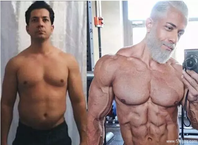 男人健身前 VS 健身后，谁说中年男只配当油腻大叔！ - 51虹马