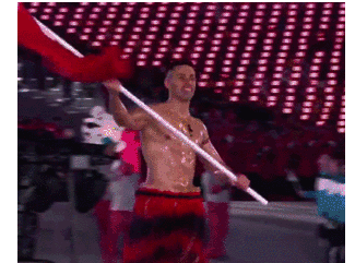 这位汤加猛男旗手惊艳了冬奥开幕式 - 51虹马