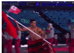 这位汤加猛男旗手惊艳了冬奥开幕式 - 51虹马