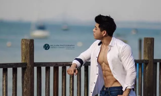 19岁小鲜肉走上模特之路,写真有着阳光般深邃的眼眸~-51虹马