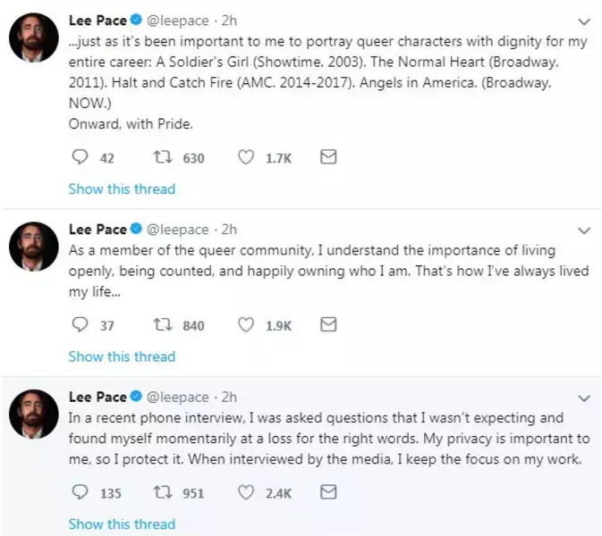 “精灵王”李佩斯正式宣布出柜 - 51虹马 “精灵王”李佩斯正式宣布出柜 - 51虹马