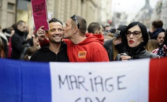 法国通过同性婚姻5年 反对派转移战场 - 51虹马