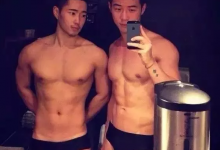 两个肌肉男在健身房相遇之后...-51虹马