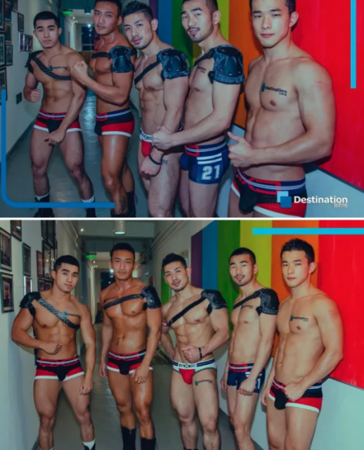 目的地酒吧的GOGO-BOY，沉醉在他的胸肌不能自拔 - 51虹马