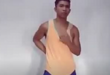 肌肉体育生脫背心秀身材，痞帅又听话！-51虹马