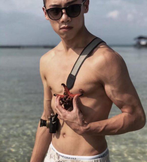 看点∣颜值很能打的小奶狗，清爽六块腹肌让你嗨到喷鼻血!！ - 51虹马