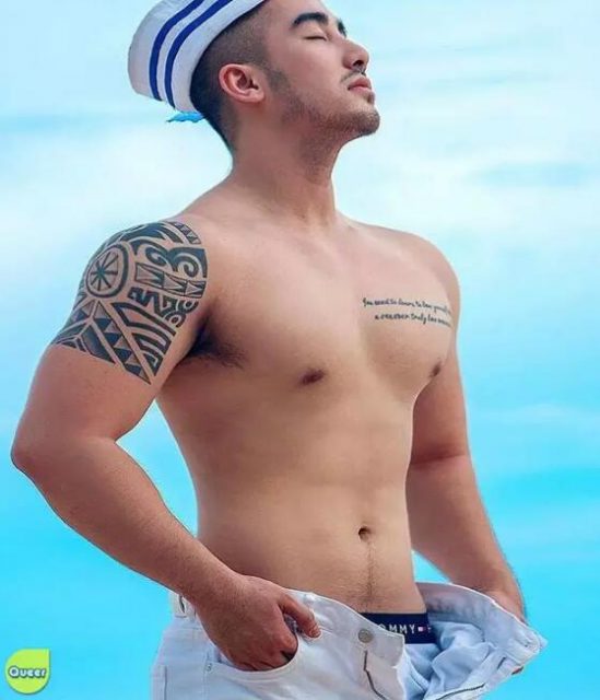 筋肉男模翘臀照被指P图，假照纷纷被扒皮看好戏！ - 51虹马