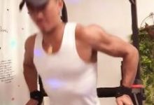 退伍兵哥穿紧身裤健身~真有货~大亮点~-51虹马