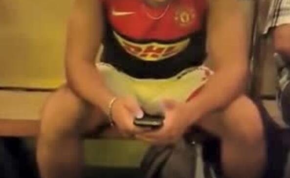 地跌上偶遇肌肉运动男,短裤亮点十足!-51虹马