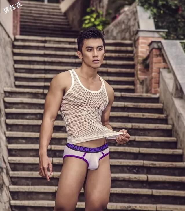 帅哥模特泳池写真集 - 51虹马