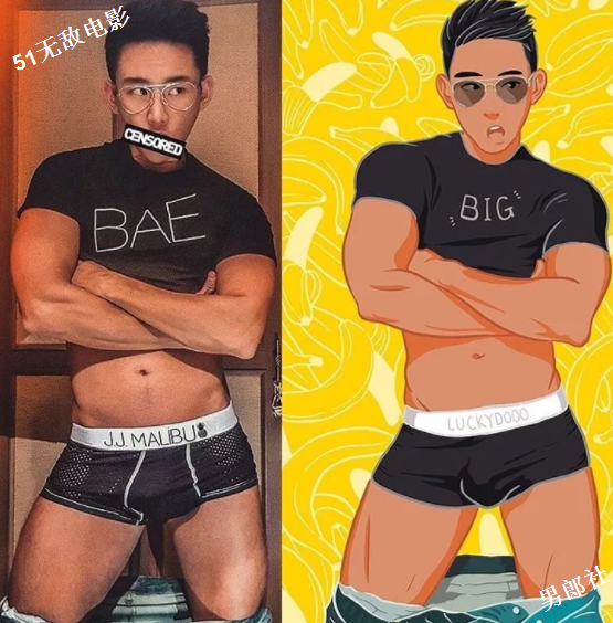 嗜泳裤如命的筋肉模特超性感！盯档猫网友都说他尺寸良心！ - 51虹马
