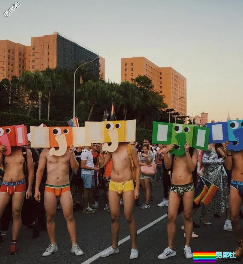 筋肉、赤身、台湾同志游行现场报道！ - 51虹马
