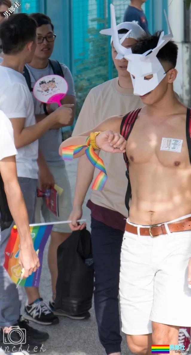 筋肉、赤身、台湾同志游行现场报道！ - 51虹马
