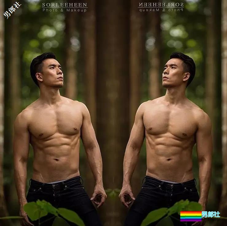 阴阳师男模被扒皮，喜好攀岩倒立，裆部贼抢眼！ - 51虹马