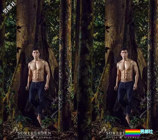 阴阳师男模被扒皮，喜好攀岩倒立，裆部贼抢眼！ - 51虹马