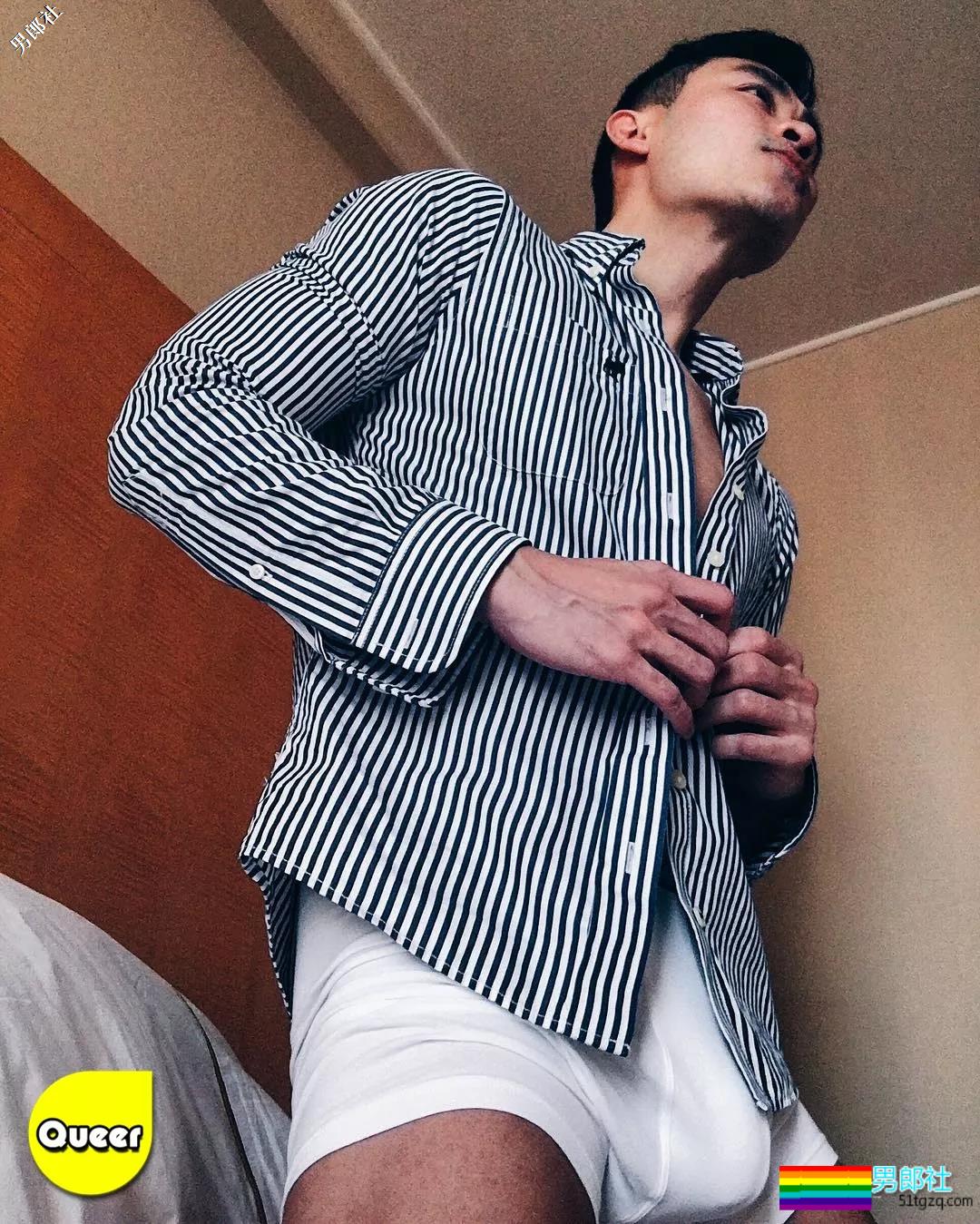 “藏雷”巨茄空少走红！健身房凸成这样我真的超可以！ - 51虹马