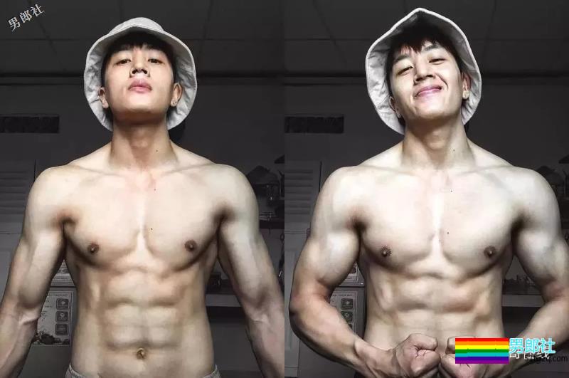 新晋体育生男模神似尼坤，一身腱子肉小腹肌，不要太太太太太迷人 - 51虹马