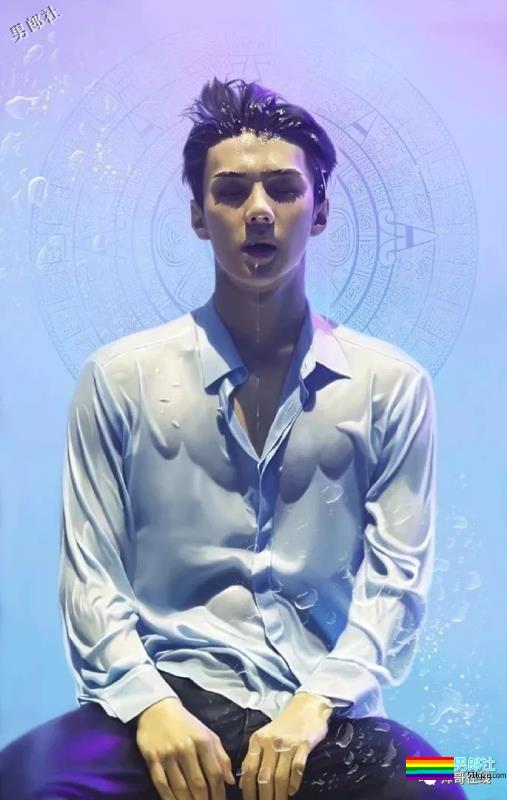 盛世美颜绝世好腰，肩宽翘臀大长腿，少年感十足的八块腹肌太可品口！-51虹马