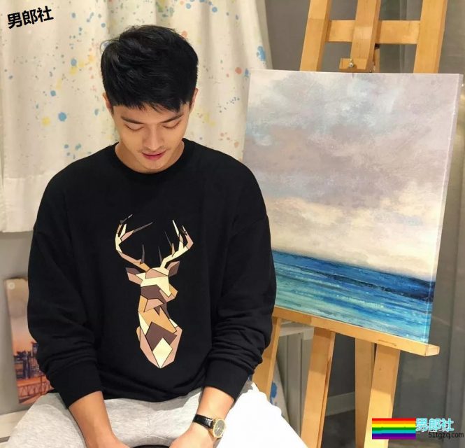 清爽帅气的模特小哥哥，对笑起来有酒窝的男生难以抗拒啊！ - 51虹马