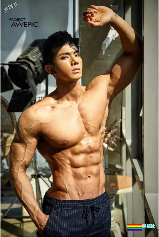 20cm亚洲先生，古铜肤色帅到爆！舔吗？ - 51虹马