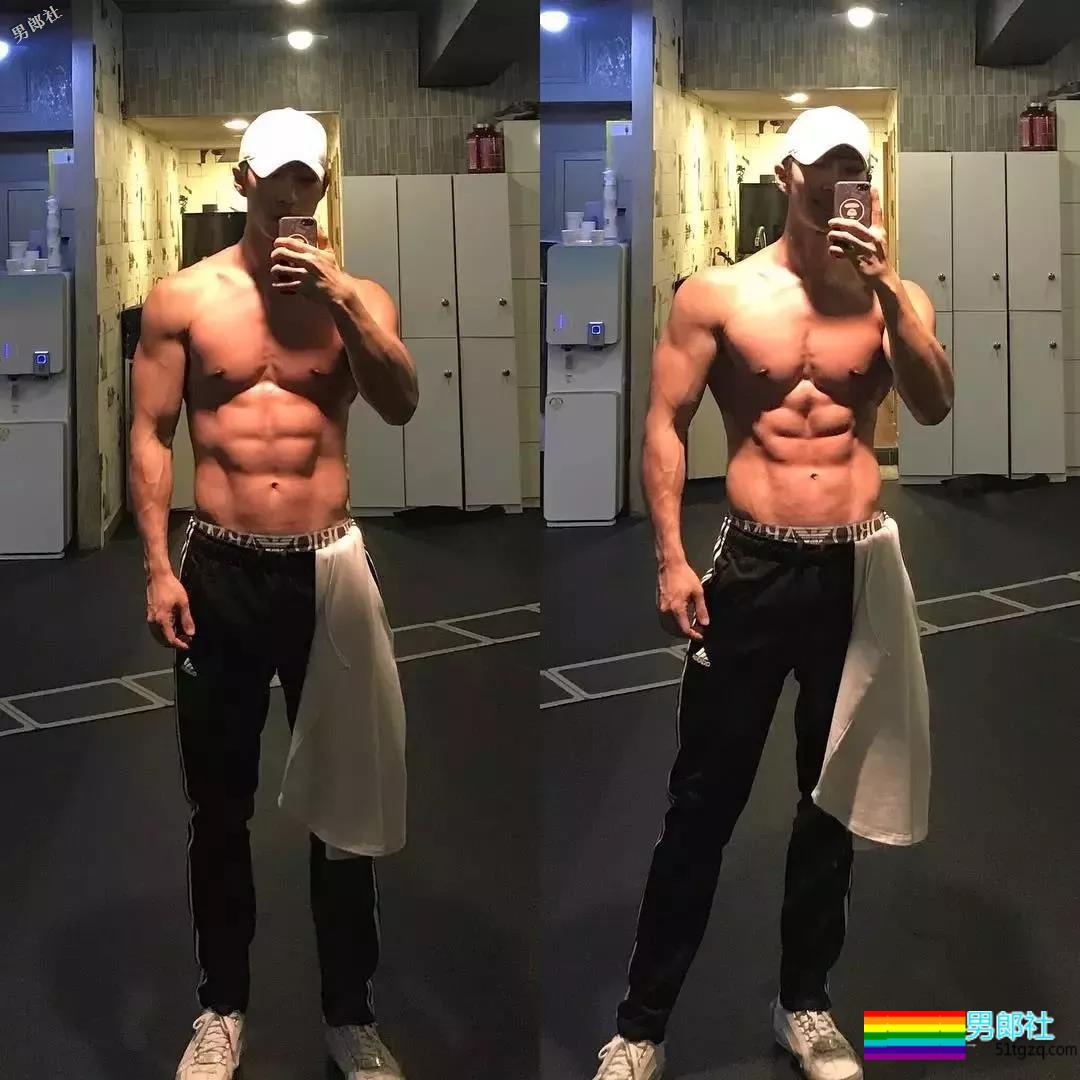 精壮小狼狗制服下面大胸肌公狗腰，魔鬼身材大肌霸说的就是他吧？ - 51虹马