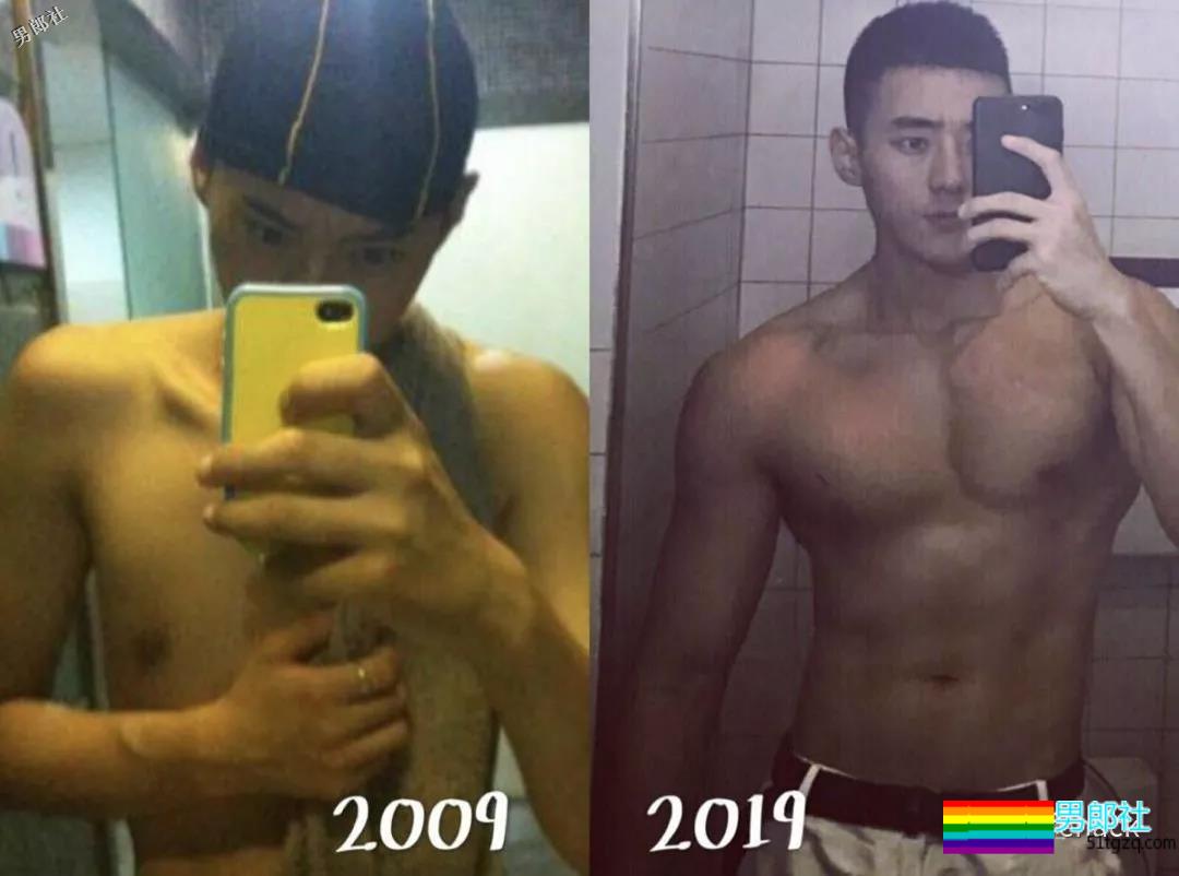 吴彦祖彭于晏晒“十年前后对比”，肌肉男坐不住了！ - 51虹马