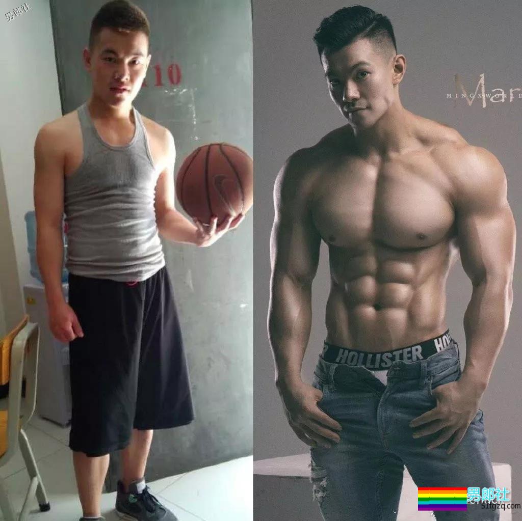 吴彦祖彭于晏晒“十年前后对比”，肌肉男坐不住了！ - 51虹马