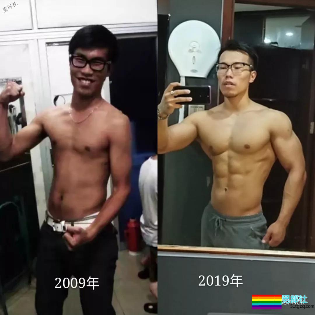 吴彦祖彭于晏晒“十年前后对比”，肌肉男坐不住了！ - 51虹马