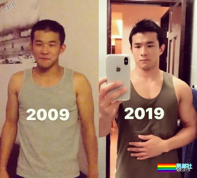 吴彦祖彭于晏晒“十年前后对比”，肌肉男坐不住了！ - 51虹马