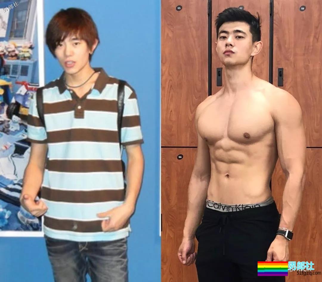 吴彦祖彭于晏晒“十年前后对比”，肌肉男坐不住了！ - 51虹马