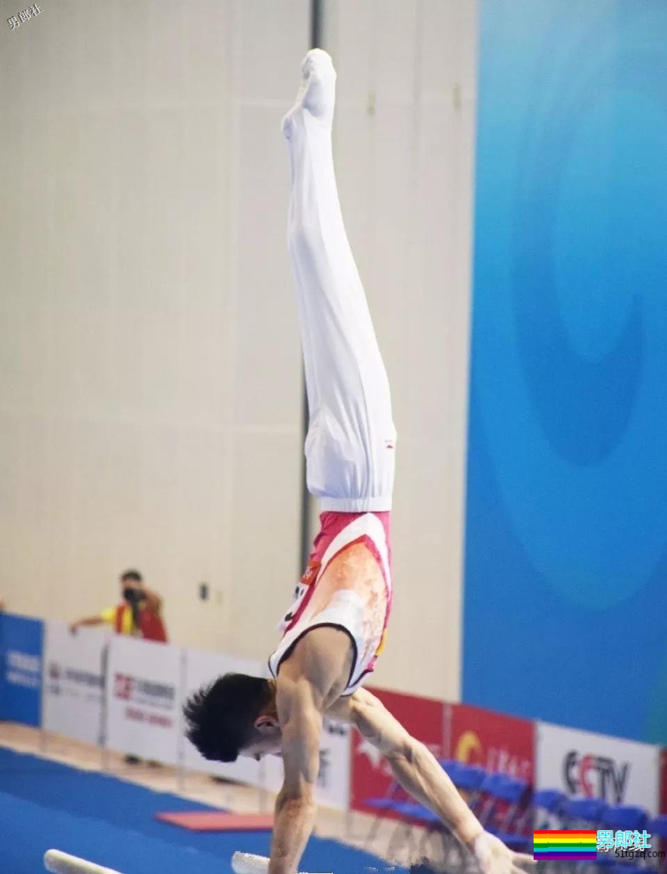 肌肉体操帅哥纪练深火了，萌脸小奶狗有颜有实力~ - 51虹马