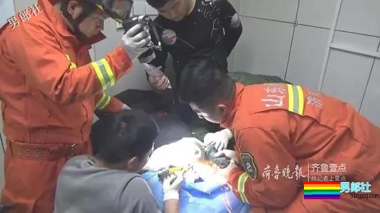 山东大学生弟弟套铁环肿胀巨大！求助消防员才取下 - 51虹马