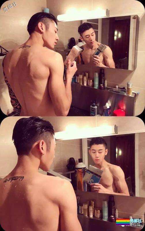 帅崽身材八块腹肌花臂纹身，能正装诱人也能晒肌开撩！ - 51虹马