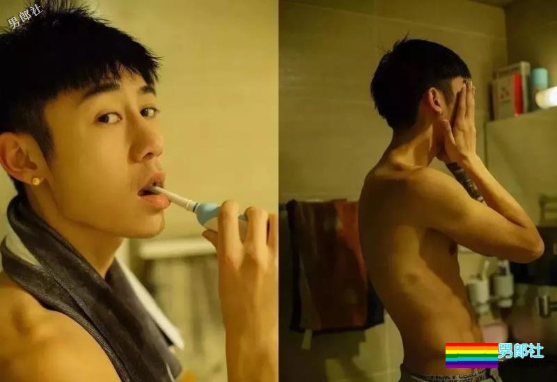 帅崽身材八块腹肌花臂纹身，能正装诱人也能晒肌开撩！ - 51虹马