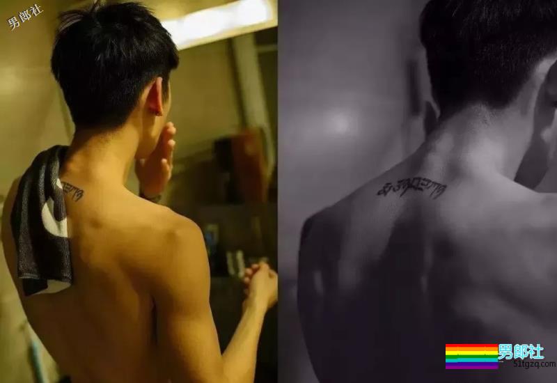 帅崽身材八块腹肌花臂纹身，能正装诱人也能晒肌开撩！ - 51虹马