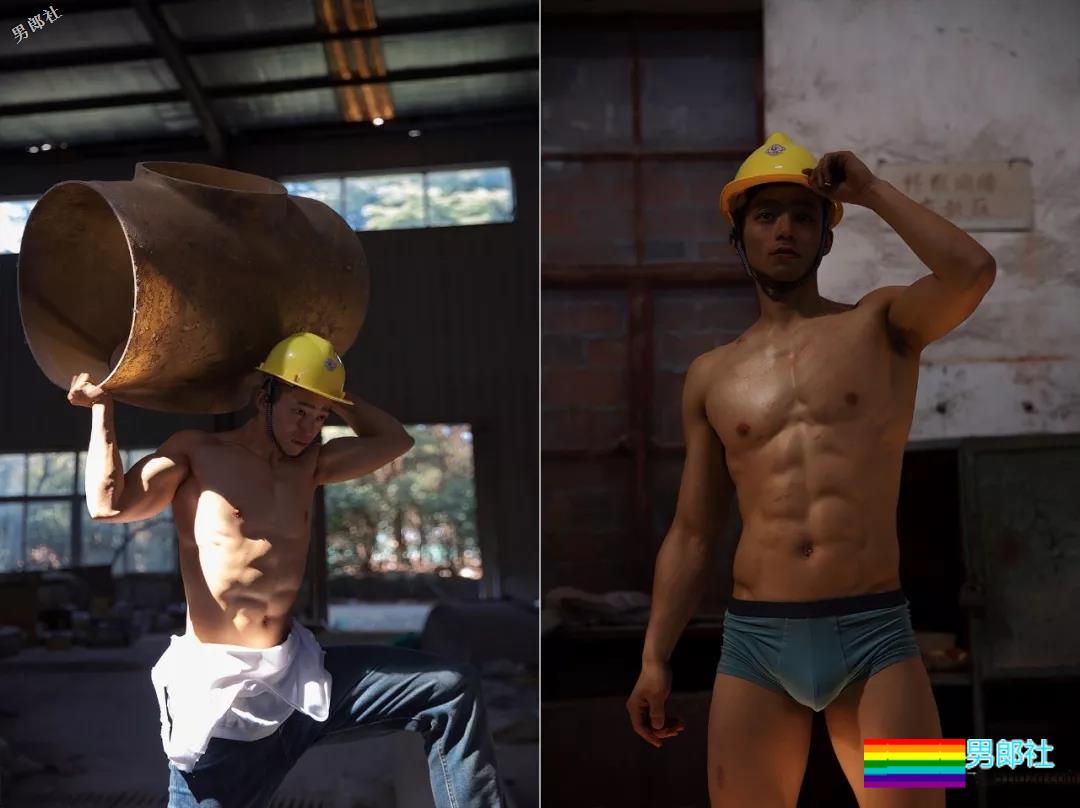 废旧工厂里偶遇一枚肌肉工人后...... - 51虹马
