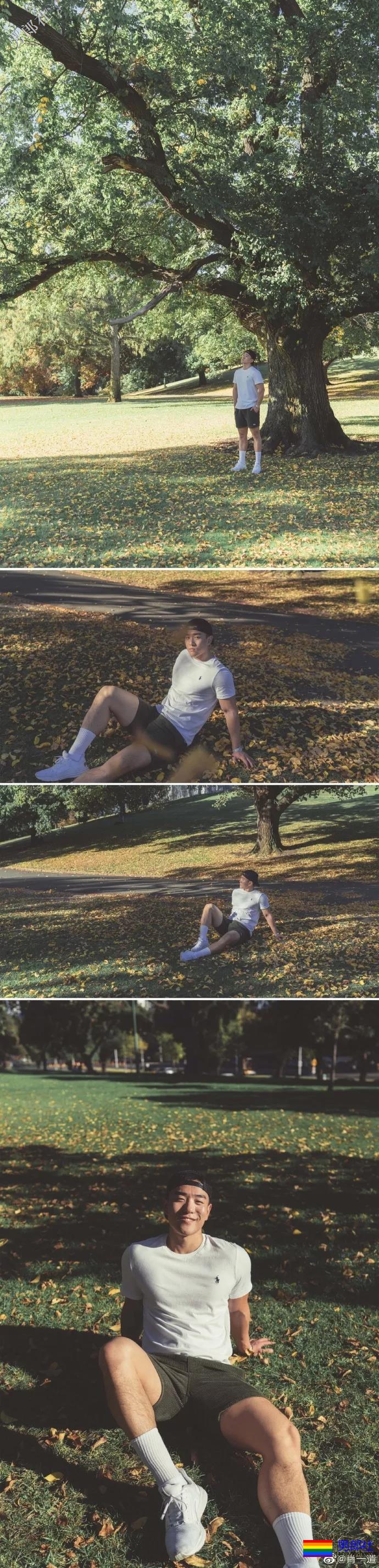 筋肉猛攻野外拍摄写真大片！ - 51虹马