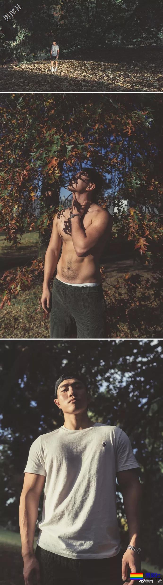 筋肉猛攻野外拍摄写真大片！ - 51虹马