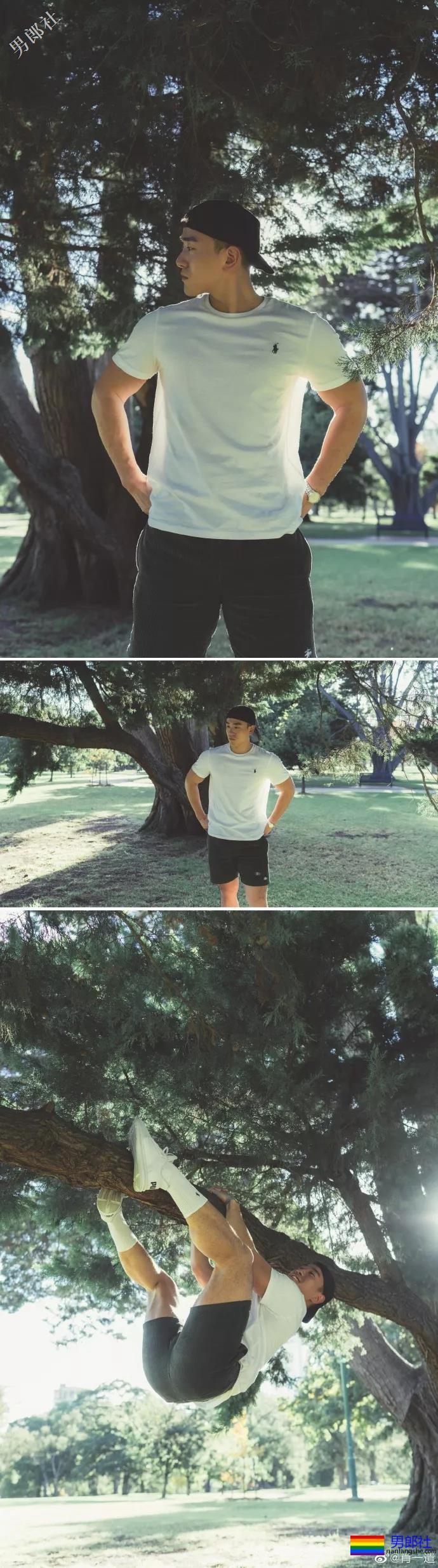 筋肉猛攻野外拍摄写真大片！ - 51虹马