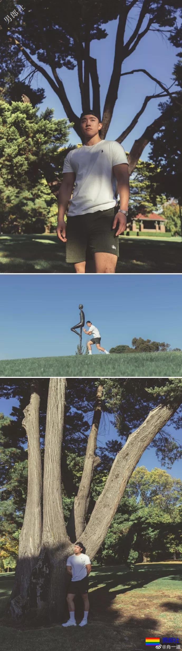 筋肉猛攻野外拍摄写真大片！ - 51虹马