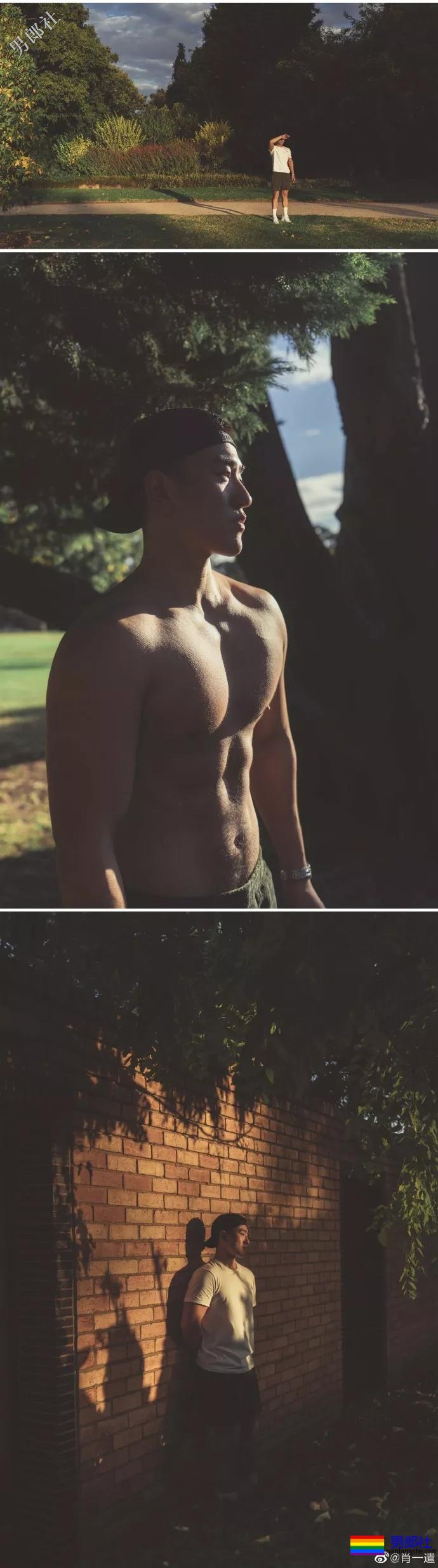 筋肉猛攻野外拍摄写真大片！ - 51虹马