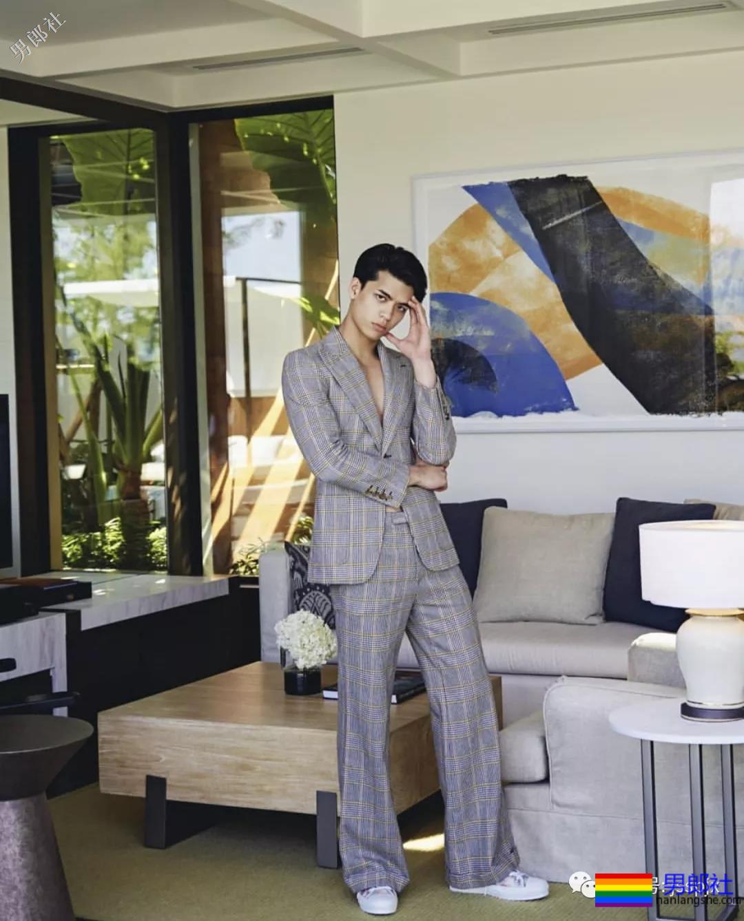 泰国混血肌肉小帅哥，厚厚的嘴唇高颜值！ - 51虹马