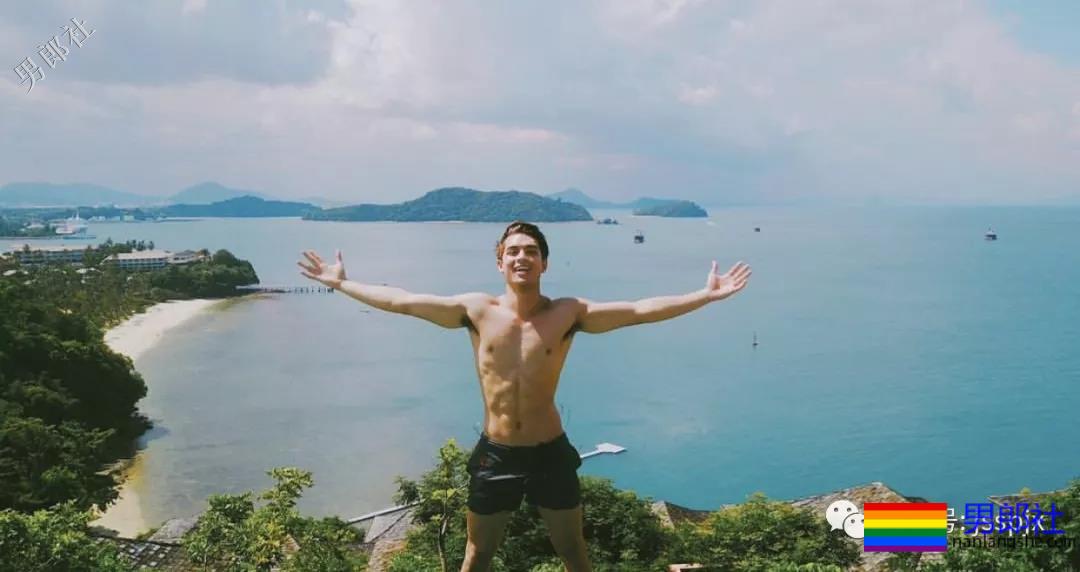 泰国混血肌肉小帅哥，厚厚的嘴唇高颜值！ - 51虹马