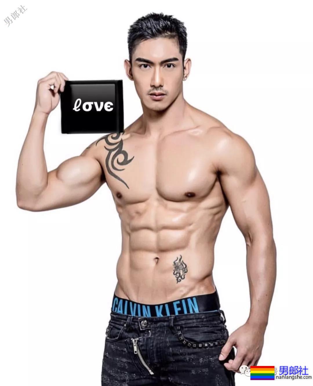 泰国男模 S-Rattichart Seachua 一身肌肉有点帅！-51虹马