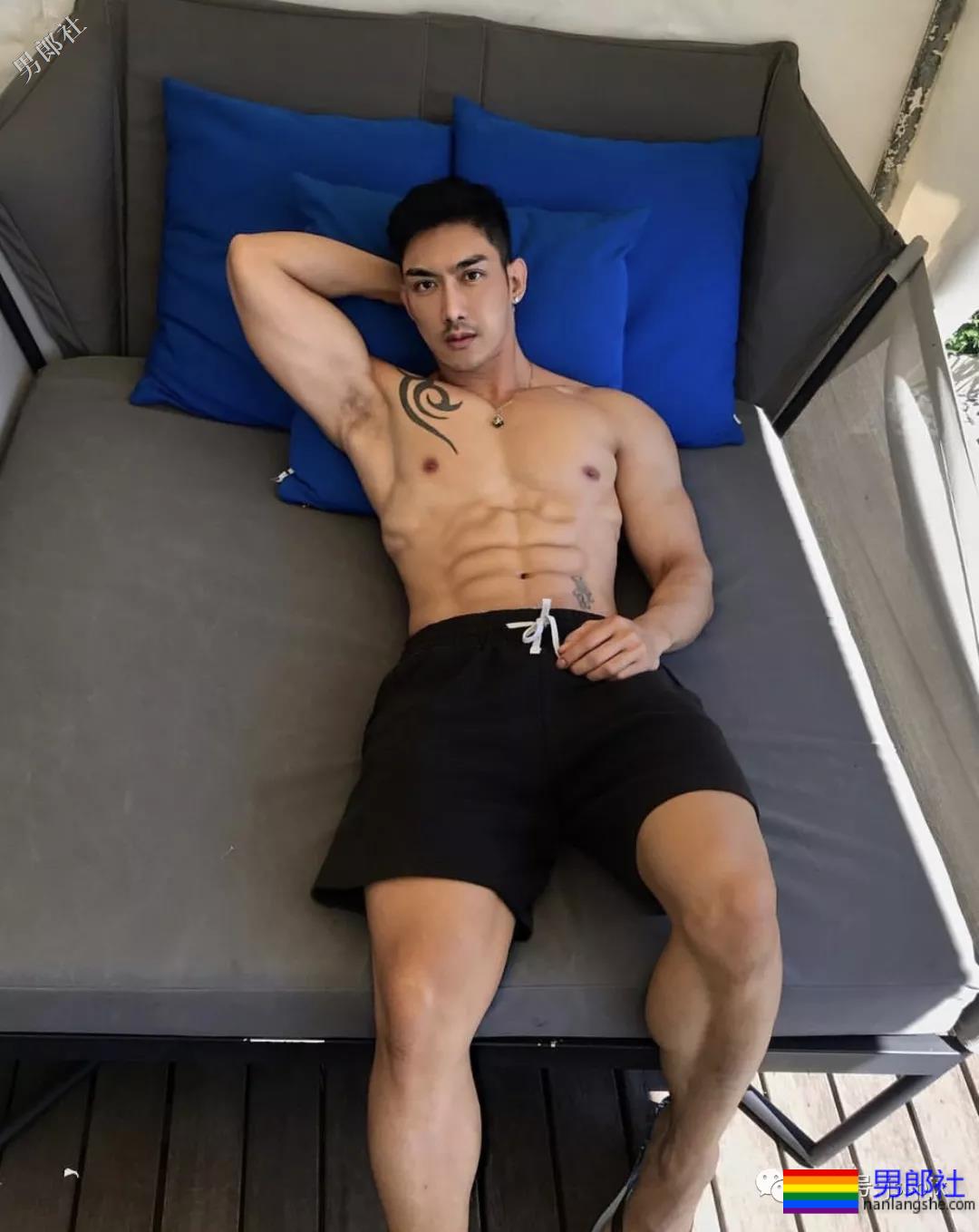 泰国男模 S-Rattichart Seachua 一身肌肉有点帅！ - 51虹马