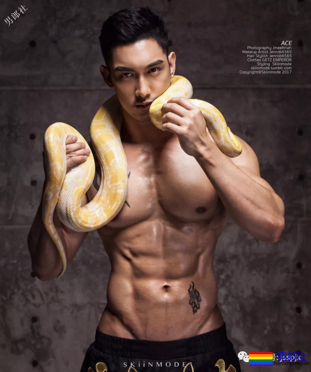 泰国男模 S-Rattichart Seachua 一身肌肉有点帅！ - 51虹马