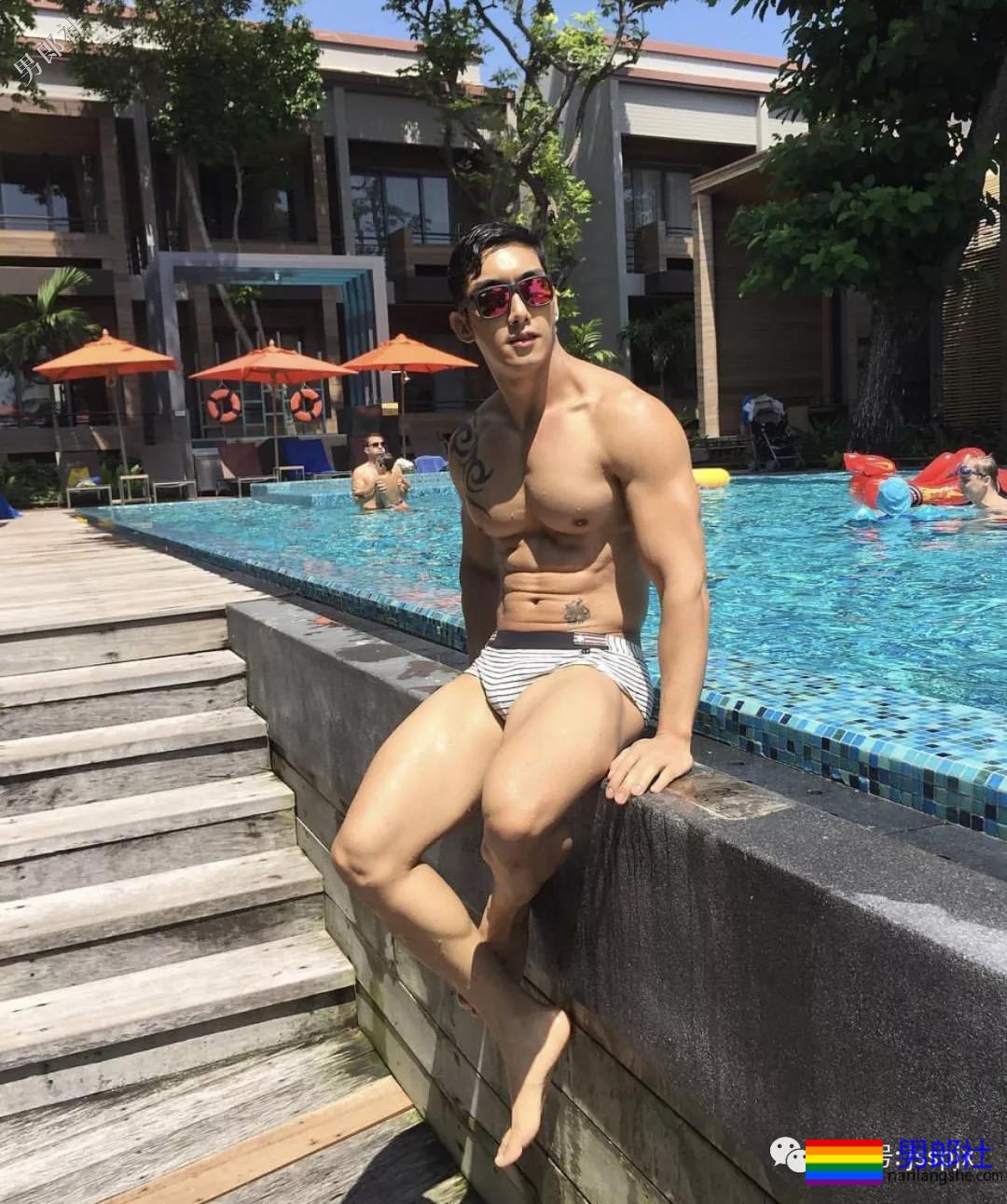 泰国男模 S-Rattichart Seachua 一身肌肉有点帅！ - 51虹马