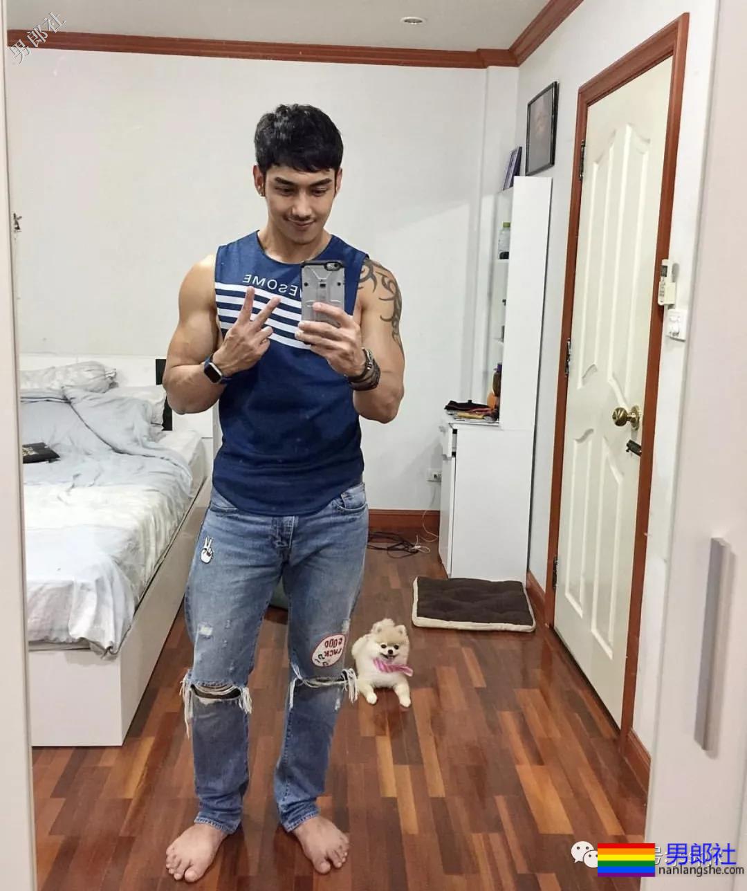 泰国男模 S-Rattichart Seachua 一身肌肉有点帅！ - 51虹马