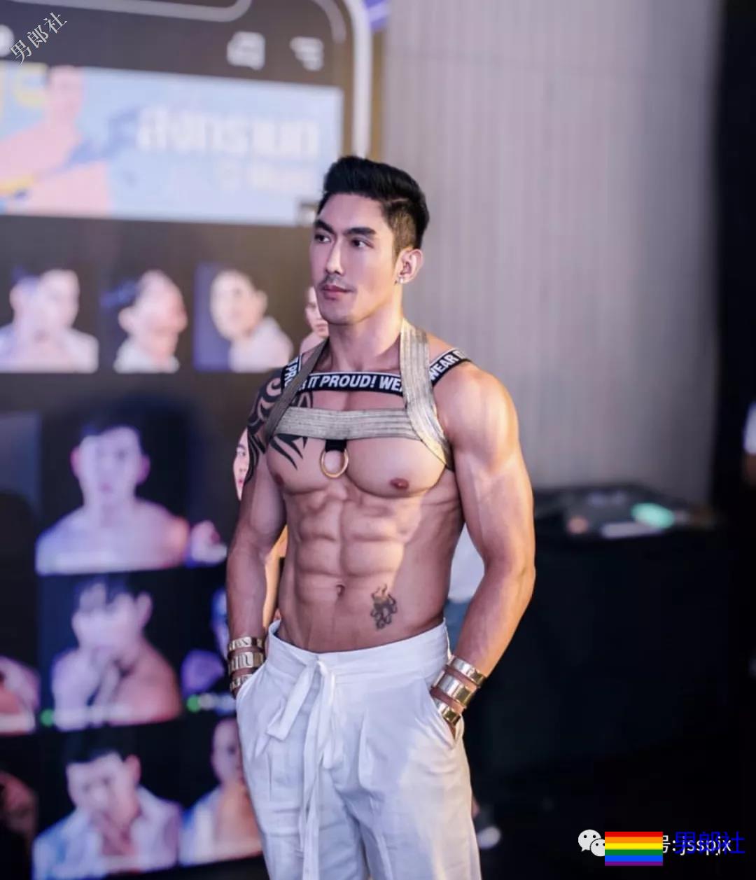 泰国男模 S-Rattichart Seachua 一身肌肉有点帅！ - 51虹马